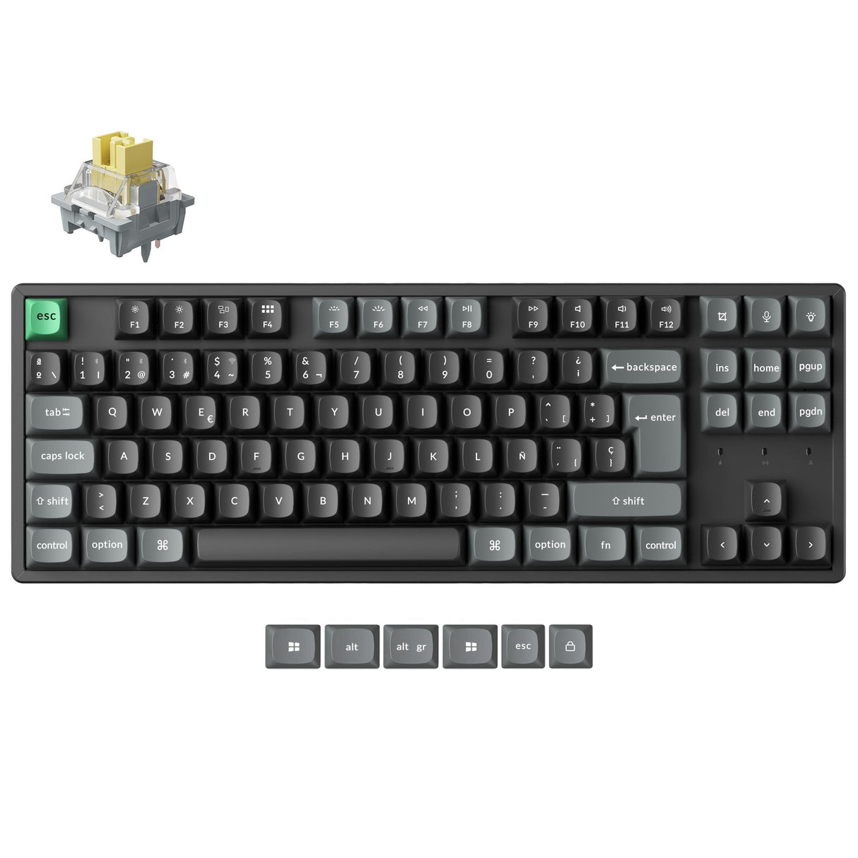 Keychron K8 Ultra 8K Wireless Custom Mechanical Keyboard ISO Layout Collection