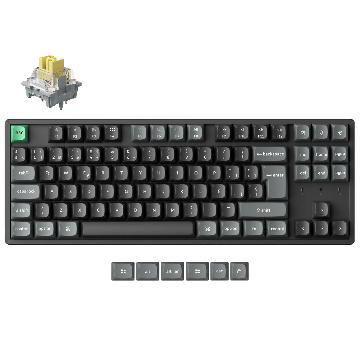 Keychron K8 Ultra 8K Wireless Custom Mechanical Keyboard ISO Layout Collection