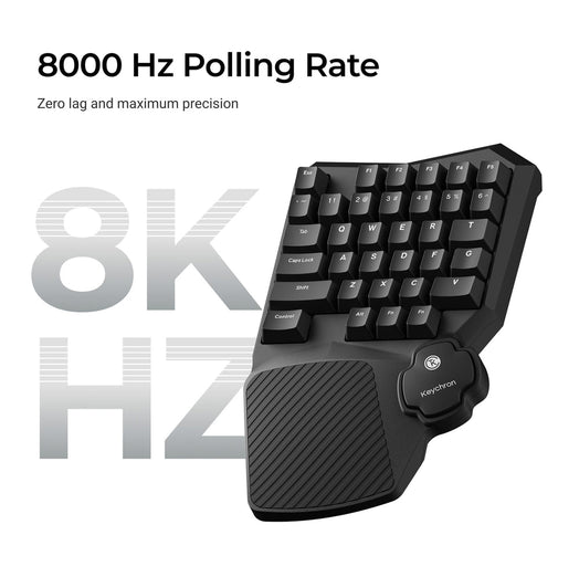 Keychron C0 HE Wired One Handed Magnetic Switch Gaming Keyboard(ANSI US Layout)
