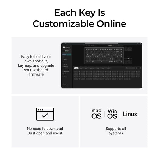 Keychron K1 Ultra 8K Wireless Custom Mechanical Keyboard(ANSI US Layout)