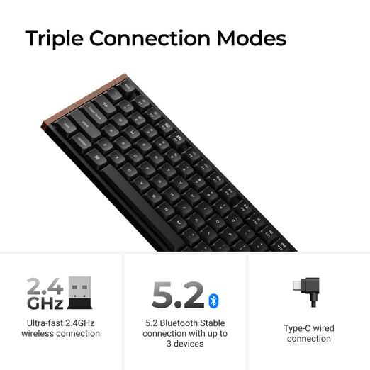 Keychron K1 Ultra 8K Wireless Custom Mechanical Keyboard(ANSI US Layout)