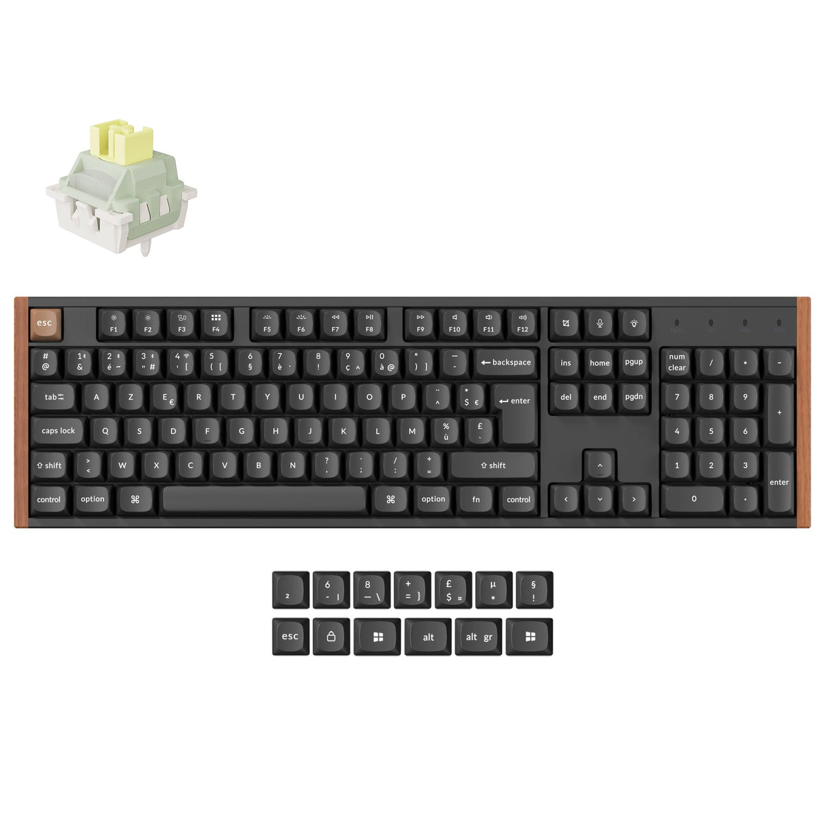 Keychron K10 HE Wireless Magnetic Switch Custom Keyboard ISO Layout Collection