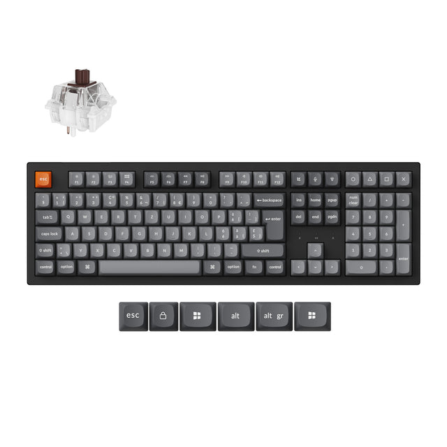 Keychron K10 Max QMK/VIA Drahtlose Mechanische Tastatur ISO Layout Sammlung