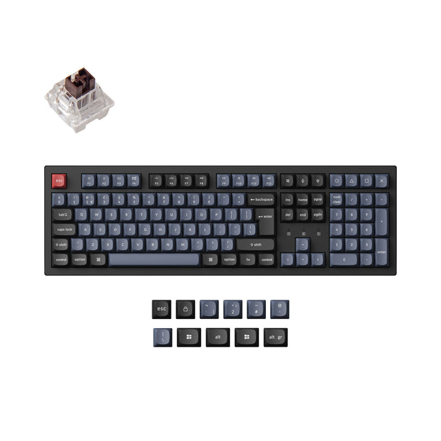 Keychron K10 Pro QMK/VIA kabellose mechanische Tastatur ISO-Layout-Sammlung
