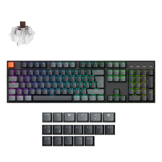Keychron K10 QMK Wireless Mechanical Keyboard (ISO Layout)- Version 2