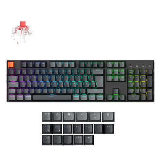 Keychron K10 QMK Wireless Mechanical Keyboard (ISO Layout)- Version 2