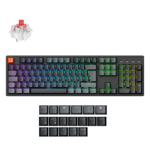 Keychron K10 QMK Wireless Mechanical Keyboard (ISO Layout)- Version 2