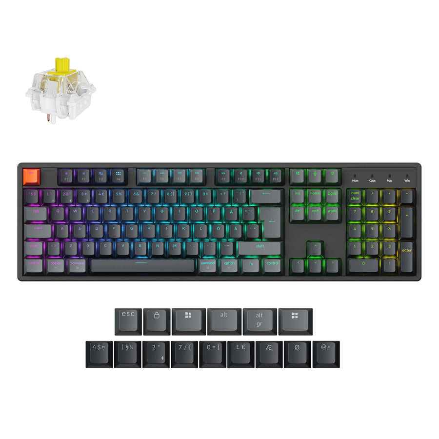 Keychron K10 QMK Wireless Mechanical Keyboard (ISO Layout)- Version 2