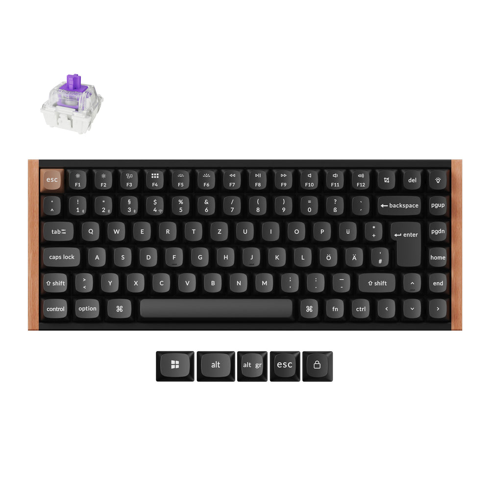 Keychron K2 HE kabellose Custom-Tastatur mit Magnetschaltern, ISO-Layout-Kollektion