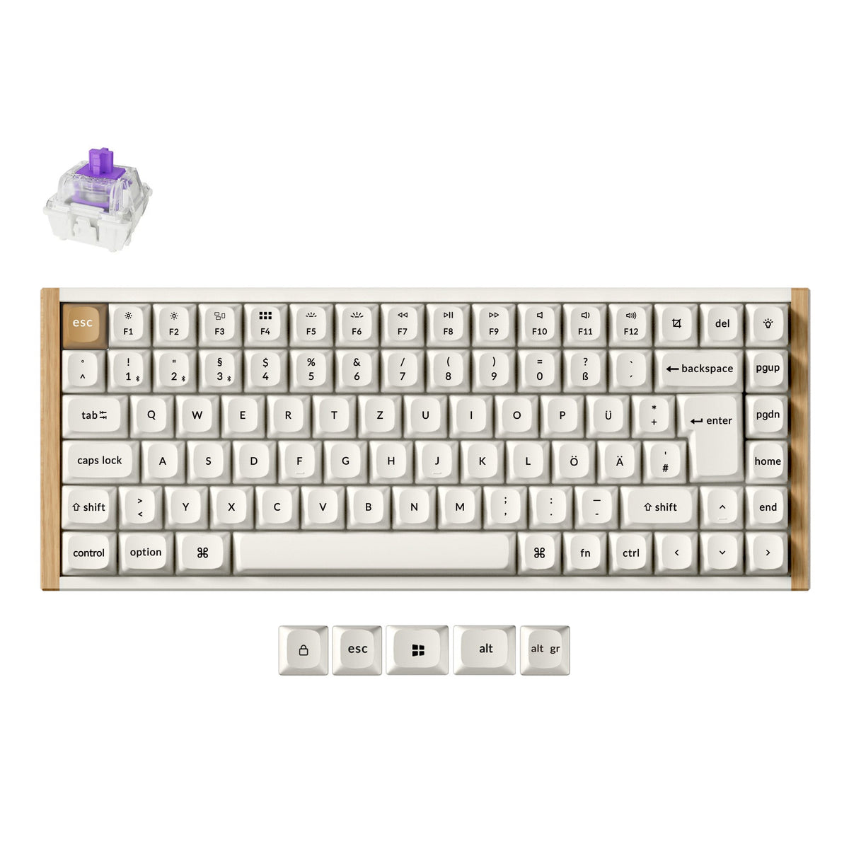 Keychron K2 HE kabellose Custom-Tastatur mit Magnetschaltern, ISO-Layout-Kollektion
