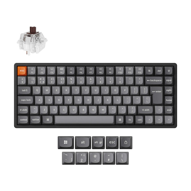 Keychron K2 Max QMK Wireless Mechanische Tastatur ISO Layout Kollektion