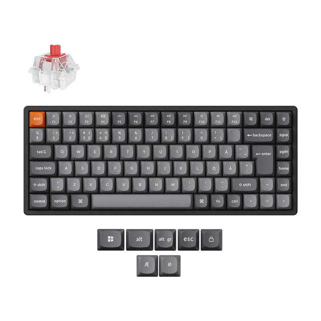 Keychron K2 Max QMK Wireless Mechanische Tastatur ISO Layout Kollektion