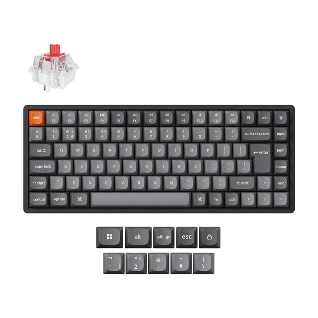 Keychron K2 Max QMK Wireless Mechanische Tastatur ISO Layout Kollektion