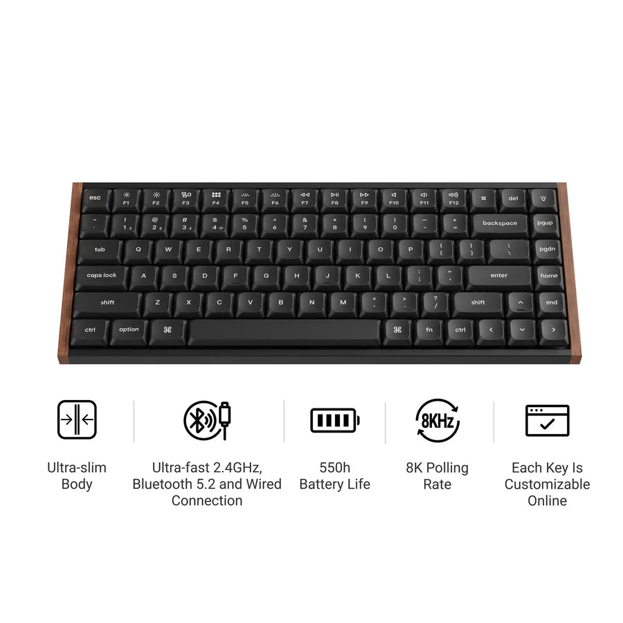 Keychron K3 Ultra 8K Wireless Custom Mechanical Keyboard(US ANSI Layout)