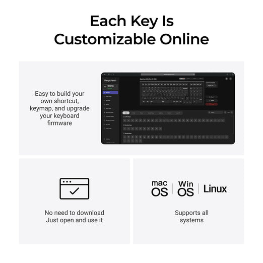 Keychron K4 Ultra 8K Wireless Custom Mechanical Keyboard (US ANSI Layout)