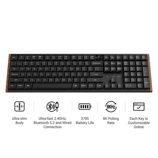 Keychron K5 Ultra 8K Wireless Custom Mechanical Keyboard (US ANSI Layout)