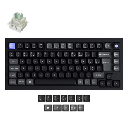 Keychron Q1 HE 8K Magnetische Switch-Tastatur (nur kabelgebundene Tastatur im ISO-Layout)