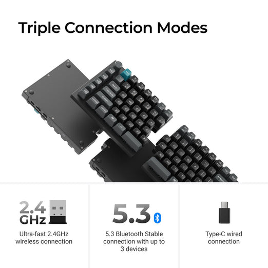 Keychron Q11 Ultra 8K Wireless Custom Mechanical Keyboard (US ANSI Layout)