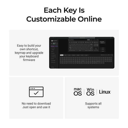 Keychron Q3 Ultra 8K Wireless Custom Mechanical Keyboard ISO Layout Collection