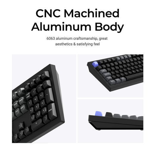Keychron Q6 HE 8K Magnetische Switch-Tastatur (nur kabelgebundene Tastatur im ISO-Layout)