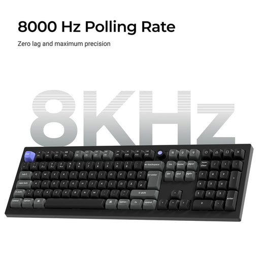 Keychron Q6 HE 8K Magnetische Switch-Tastatur (nur kabelgebundene Tastatur im ISO-Layout)