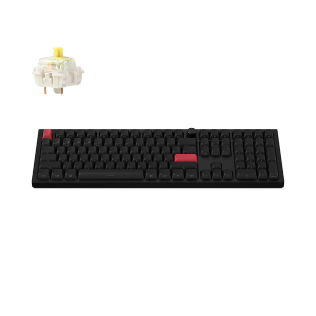 Keychron Q6 Max QMK/VIA kabellose, individuell anpassbare mechanische Tastatur (US ANSI-Layout)