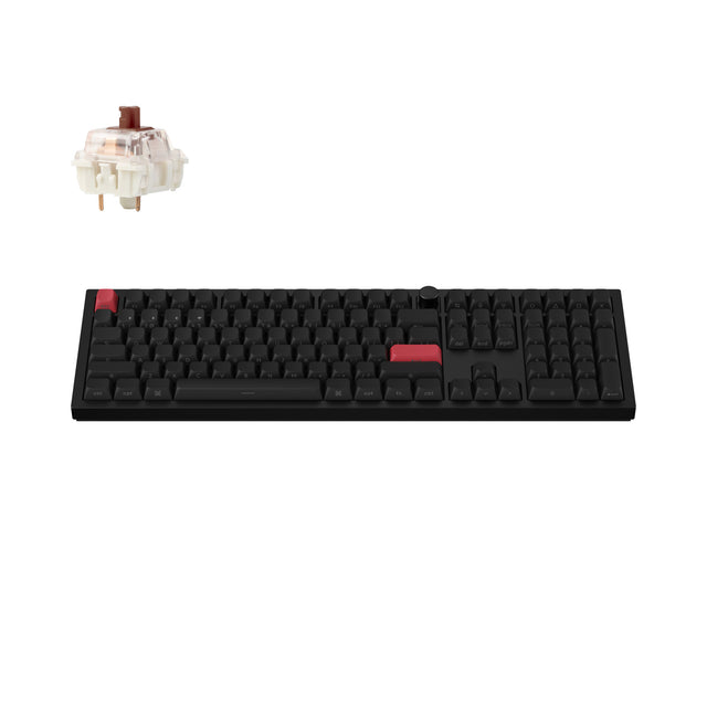 Keychron Q6 Max QMK/VIA kabellose, individuell anpassbare mechanische Tastatur (US ANSI-Layout)