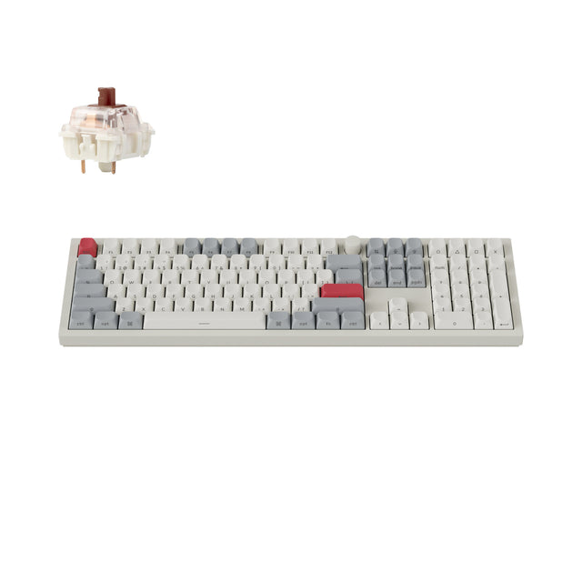 Keychron Q6 Max QMK/VIA kabellose, individuell anpassbare mechanische Tastatur (US ANSI-Layout)