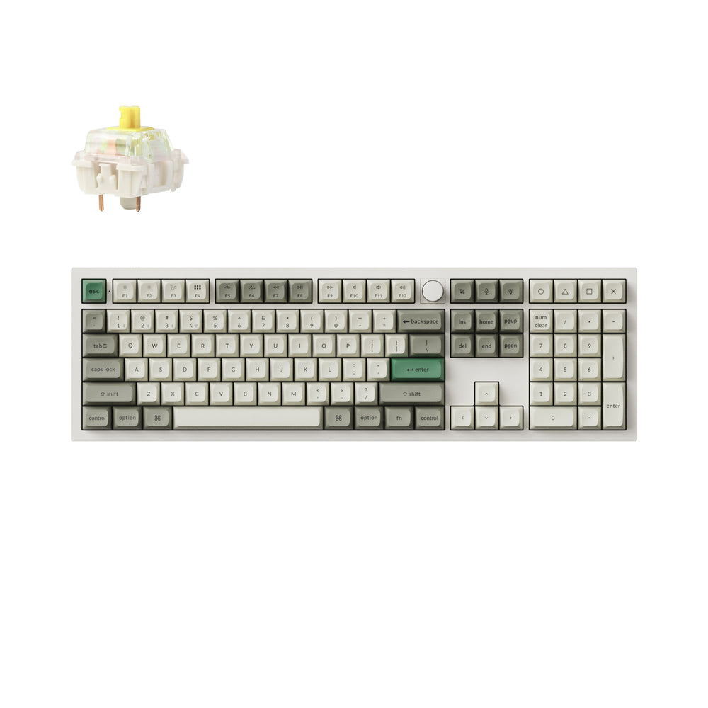 Keychron Q6 Max QMK/VIA kabellose, individuell anpassbare mechanische Tastatur (US ANSI-Layout)
