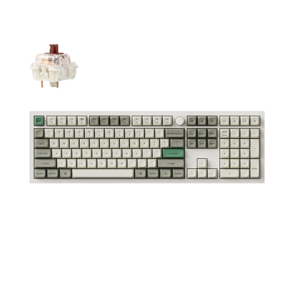 Keychron Q6 Max QMK/VIA kabellose, individuell anpassbare mechanische Tastatur (US ANSI-Layout)