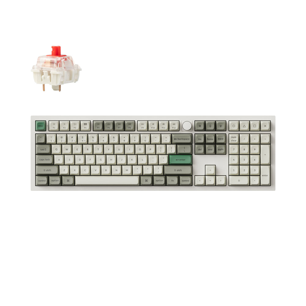Keychron Q6 Max QMK/VIA kabellose, individuell anpassbare mechanische Tastatur (US ANSI-Layout)