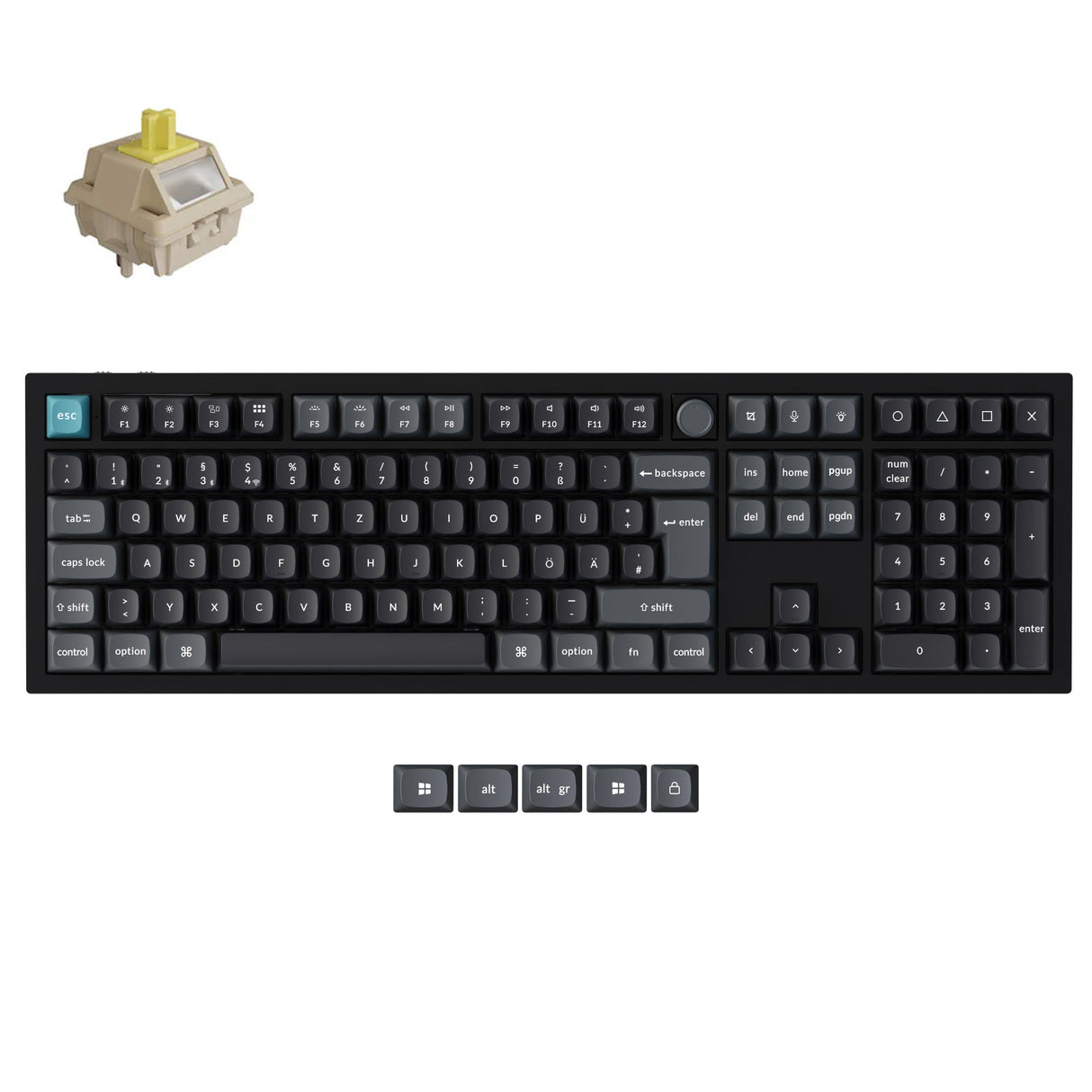 Keychron Q6 Ultra 8K Wireless Custom Mechanical Keyboard (ISO Layout)