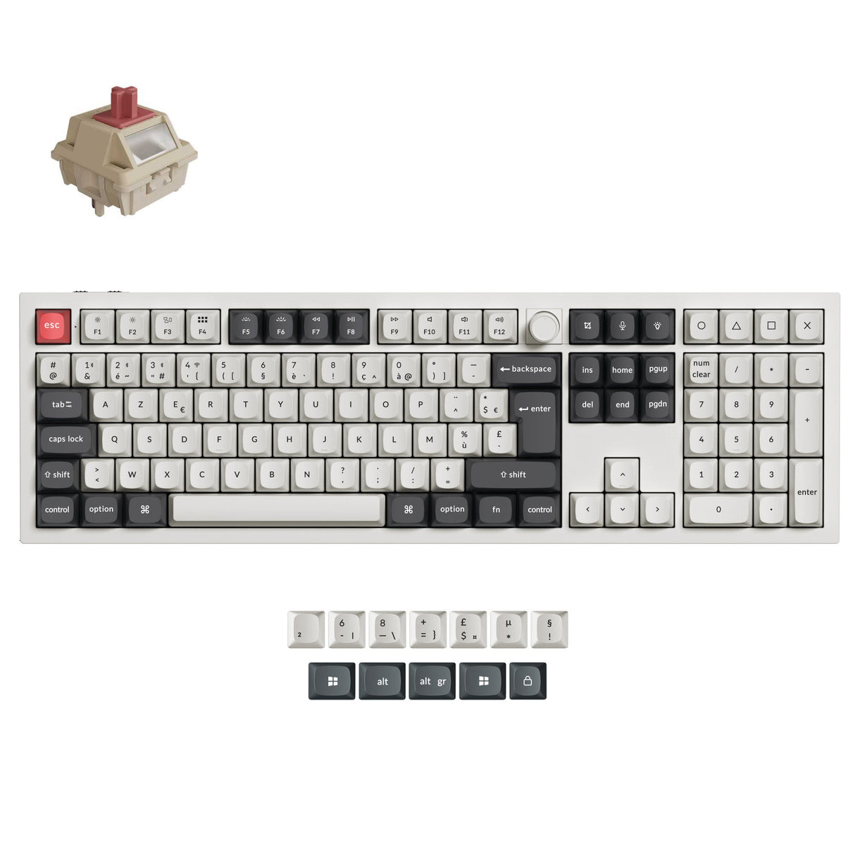Keychron Q6 Ultra 8K Wireless Custom Mechanical Keyboard (ISO Layout)