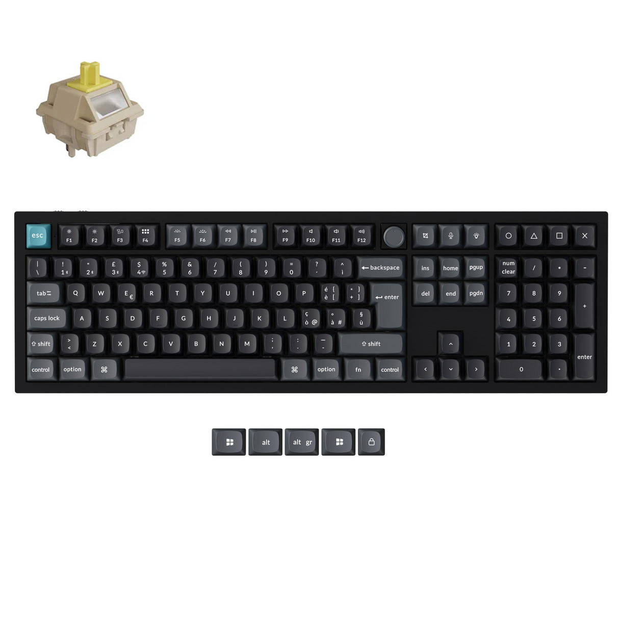 Keychron Q6 Ultra 8K Wireless Custom Mechanical Keyboard (ISO Layout)