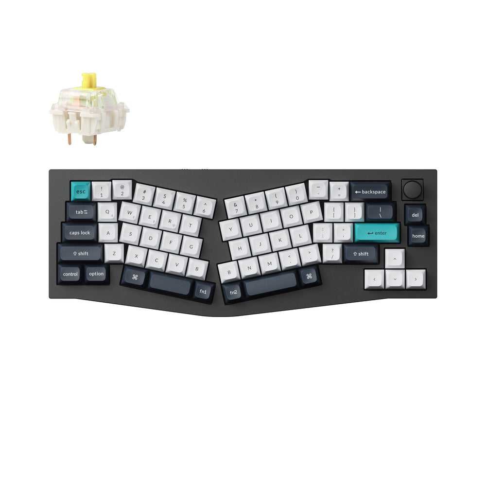 Keychron Q8 Max (Alice-Layout) QMK/VIA kabellose kundenspezifische mechanische Tastatur (US-ANSI-Layout)