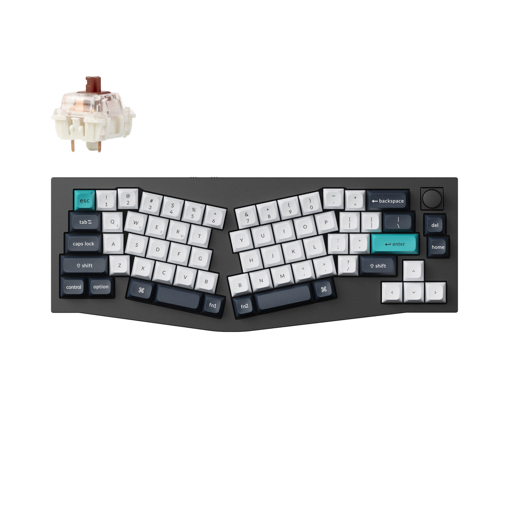 Keychron Q8 Max (Alice-Layout) QMK/VIA kabellose kundenspezifische mechanische Tastatur (US-ANSI-Layout)