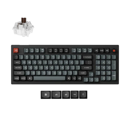 Keychron V5 8K QMK Wired Custom Mechanical Keyboard(ANSI US Layout)