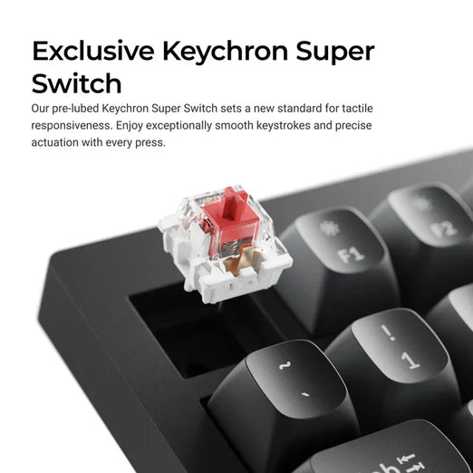 Keychron V6 8K QMK Wired Custom Mechanical Keyboard(ANSI US Layout)