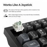 Keychron Q6 HE 8K Magnetic Switch Keyboard(ISO Layout Only Wired Keyboard)
