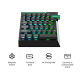 Lemokey L0 HE One Handed Magnetic Switch Gaming Keyboard