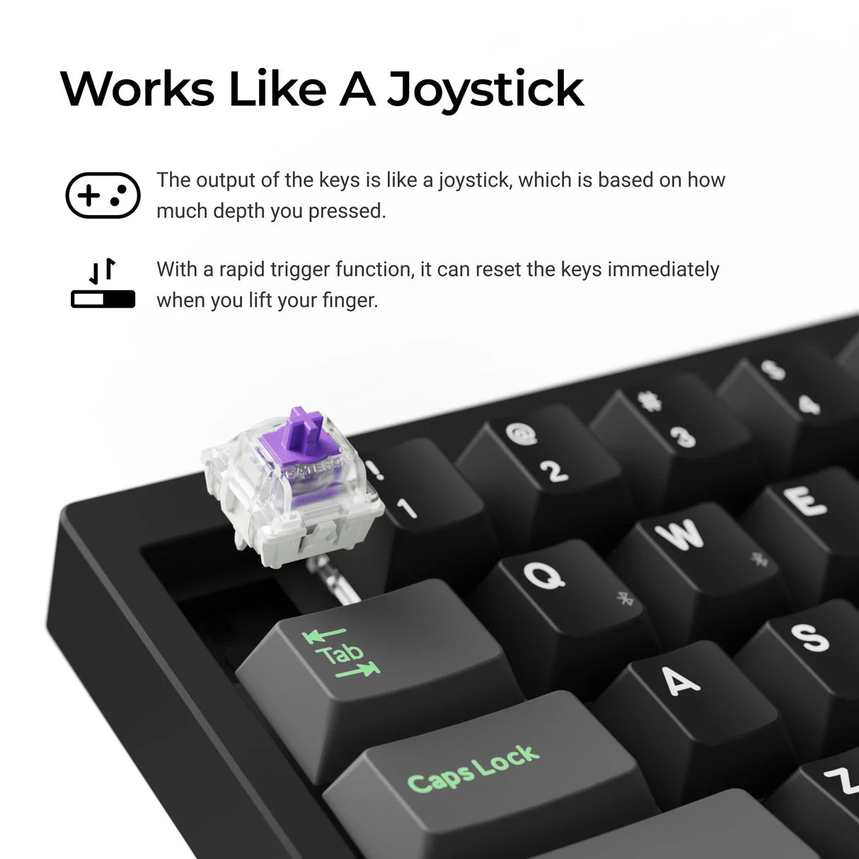 Lemokey P2 HE Wireless Magnetic Switch Custom Gaming Keyboard (US ANSI Layout)