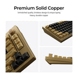 Keychron Q1 HE QMK Wireless Custom Keyboard - Copper Edition(US ANSI Layout)