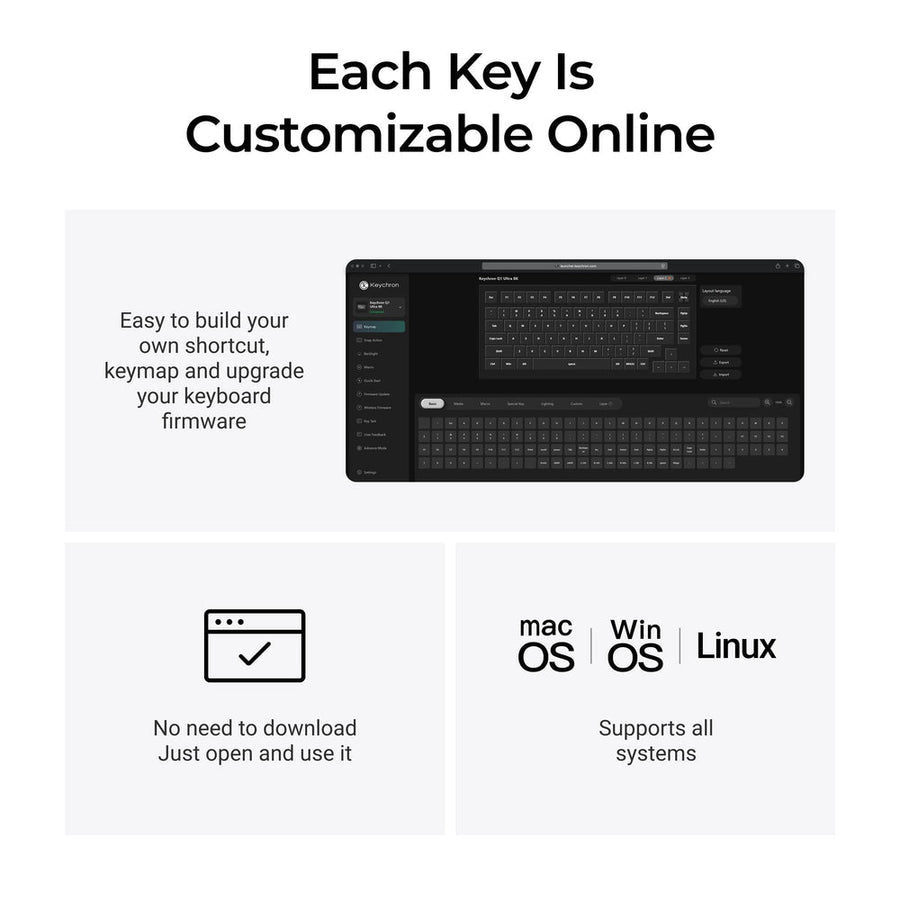 Keychron Q1 Ultra 8K Wireless Custom Mechanical ISO Keyboard