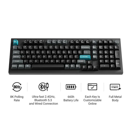 Keychron Q5 Ultra 8K Wireless Custom Mechanical Keyboard(ANSI US Layout)