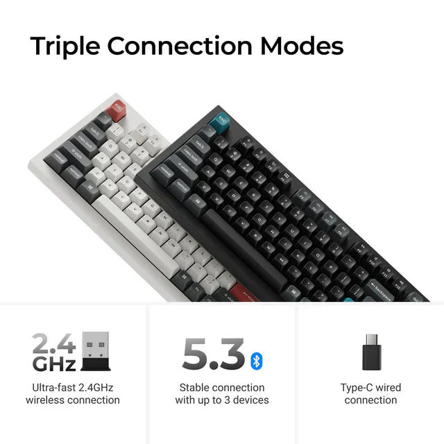 Keychron Q5 Ultra 8K Wireless Custom Mechanical Keyboard(ANSI US Layout)