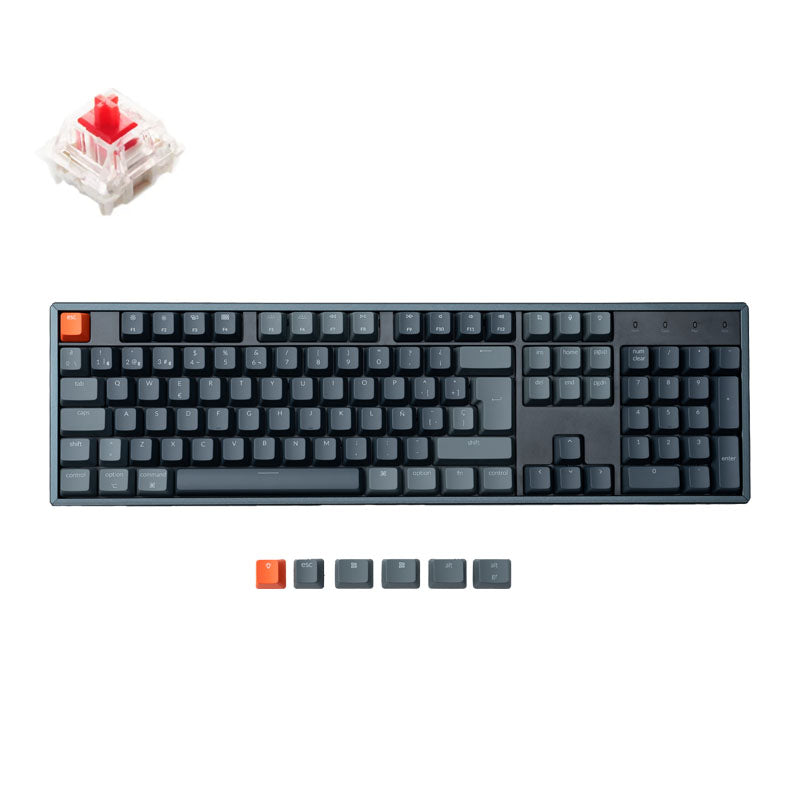 Keychron K10 Wireless Mechanische Tastatur (ES-ISO-Layout)