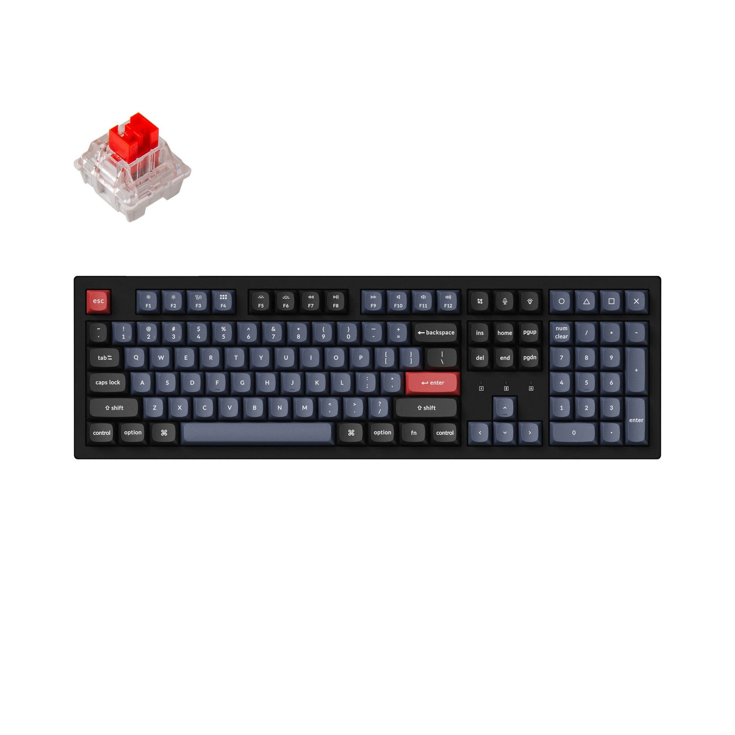 Keychron K10 Pro QMK/VIA kabellose mechanische Tastatur (US-ANSI-Layout)