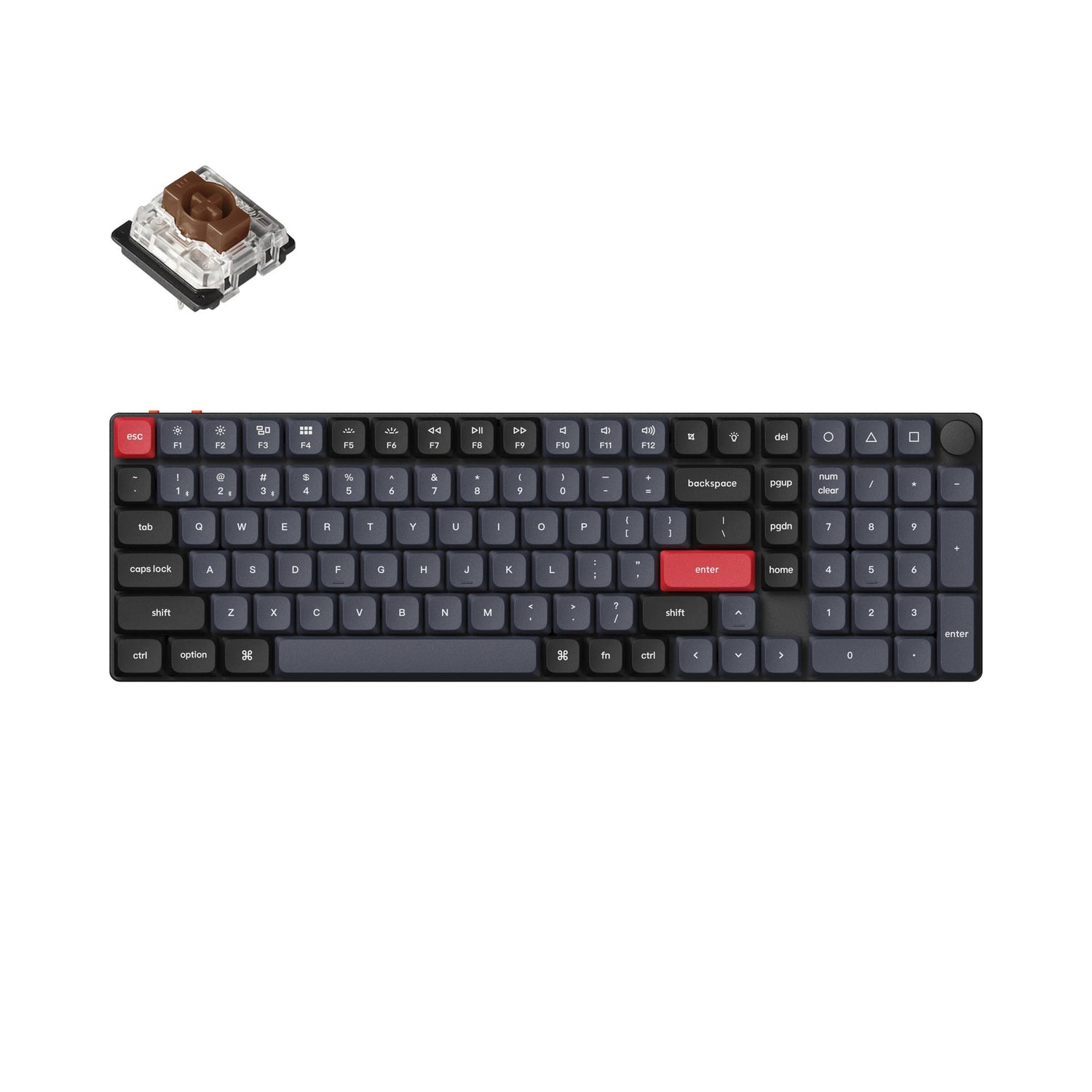 Keychron K17 Pro QMK/VIA Kabellose individuelle mechanische Tastatur (US-Layout)