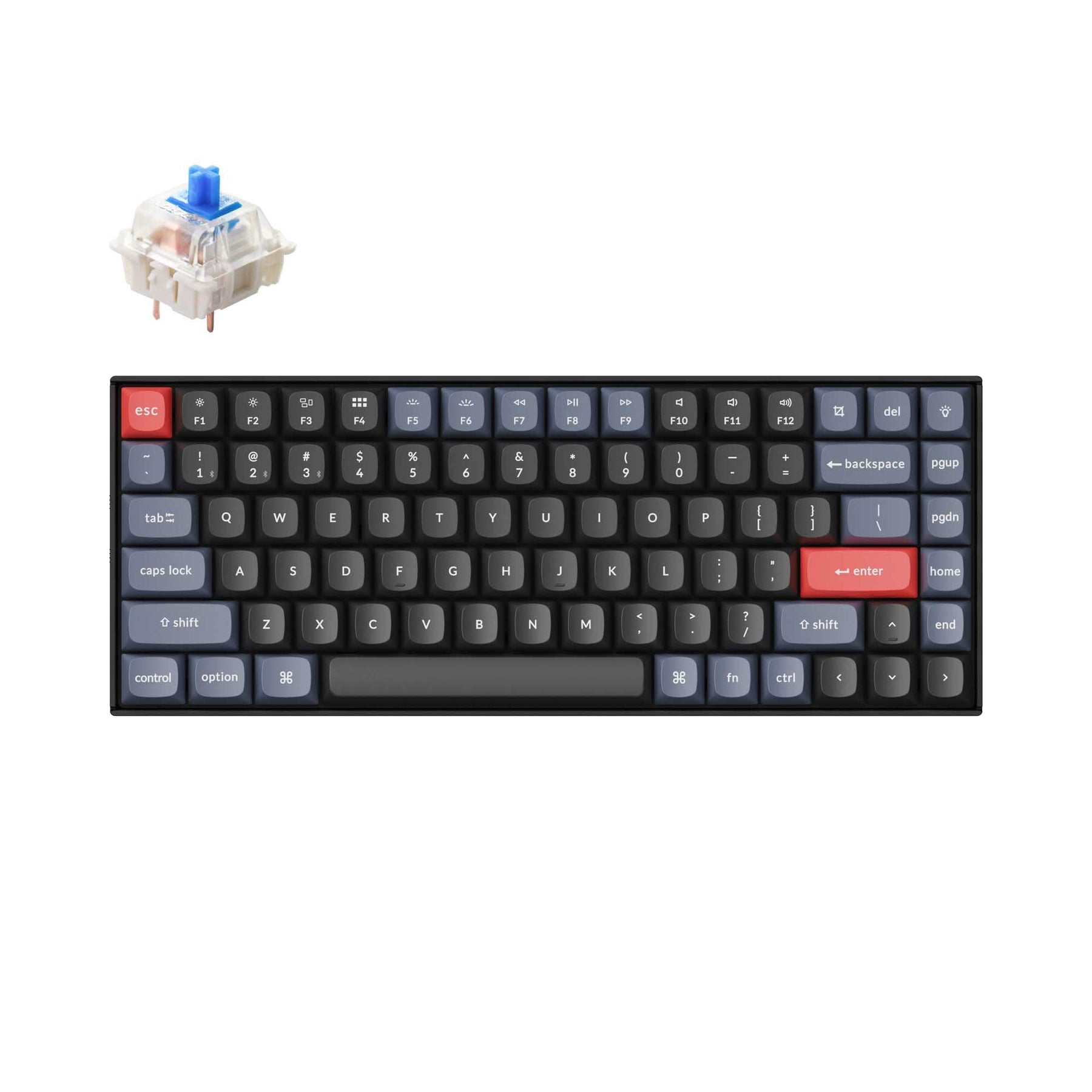 Keychron K2 Pro QMK/VIA kabellose mechanische Tastatur (US-ANSI-Layout)
