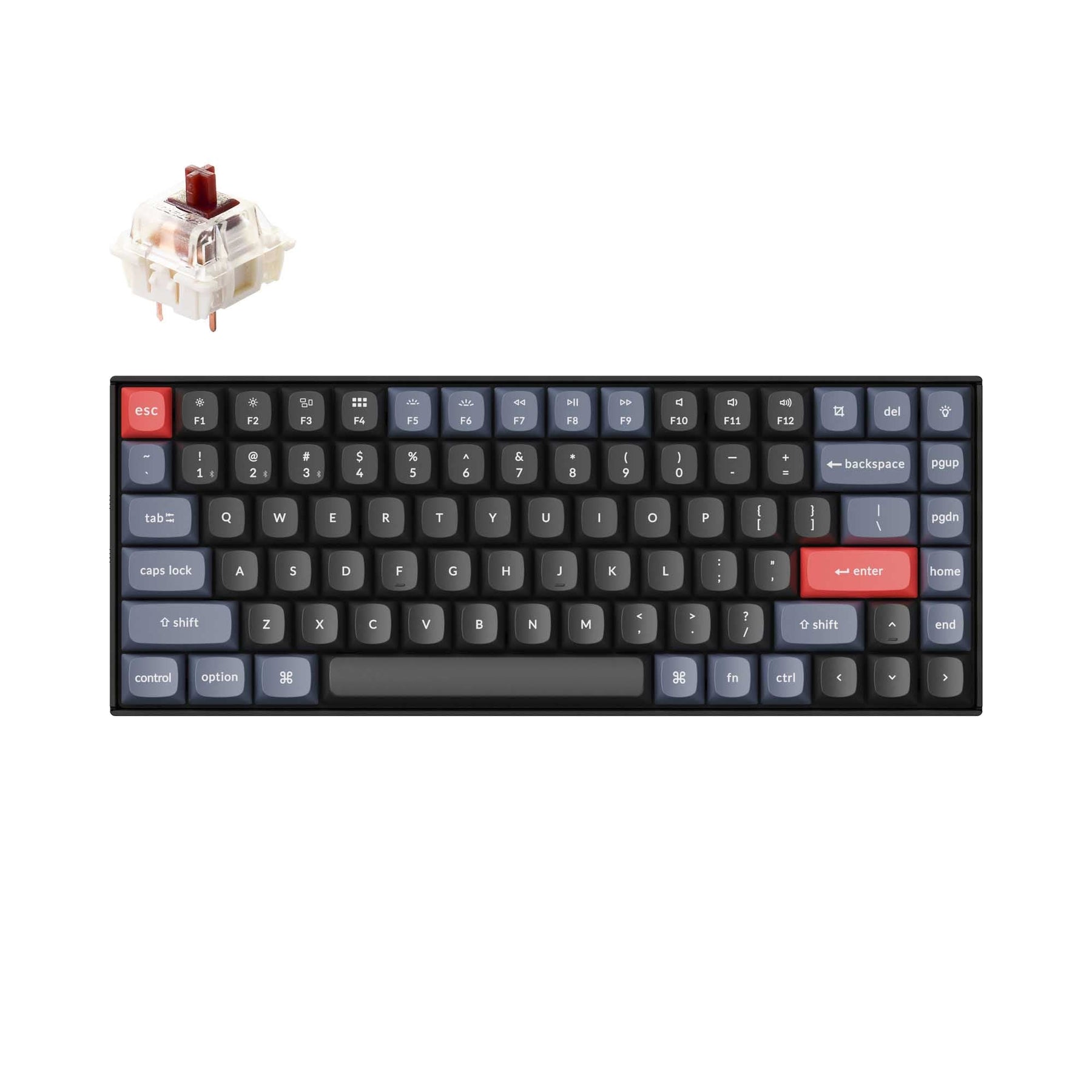 Keychron K2 Pro QMK/VIA kabellose mechanische Tastatur (US-ANSI-Layout)